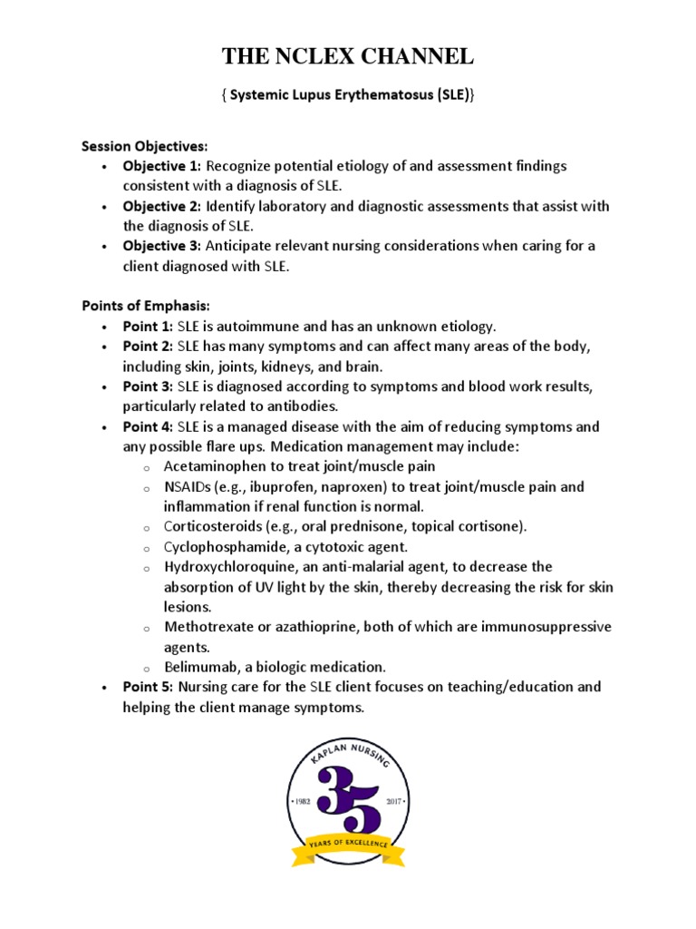Systemic Lupus Erythematosus | PDF