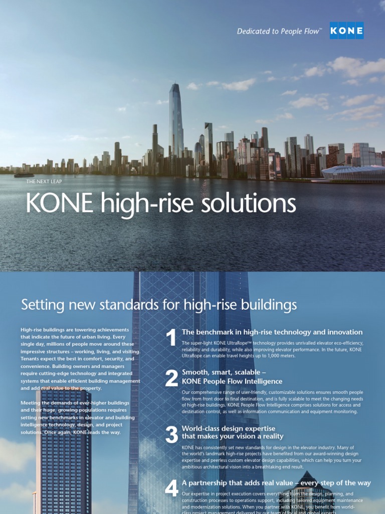 7655 KONE High-Rise Solutions tcm118-50235 PDF | PDF | Elevator ...