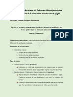 Esquema de Una Microclase o Microsesión de Educación Musical para La Clase Edu