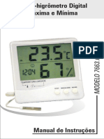 Manual Relógia Termometro PDF