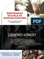 Bienvenidos Escuela de Evangelizadores PDF