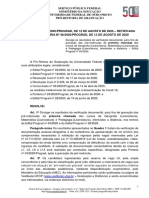 Portaria 37 2020 Prograd RETIFICADA Resultado Verific Docum Primeira Chamada EaD 2020 2 PDF