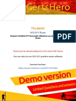 Huawei: H12-311 Exam