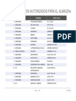 Establecimientos Autorizados para El Almacenamiento y Distribuci N de Medicamentos PDF