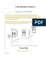 Understanding Rheology Models for Drilling Mud Flow