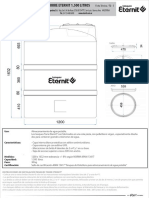 TANQUE ETERNIT Especificaciones