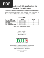 Student Portal System Mobile Application