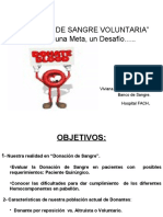 DONACION DE SANGRE VOLUNTARIA VIVI