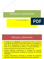 Eficacia y Eficiencia PDF