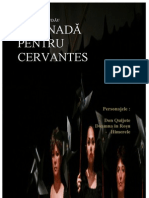 SERENADĂ PENTRU CERVANTES  (teatru poetic)