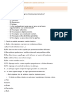 Evaluacion Acentuacion y Textos Argumentativos