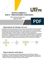 QO1 - Aula 2 - Representações Moleculares