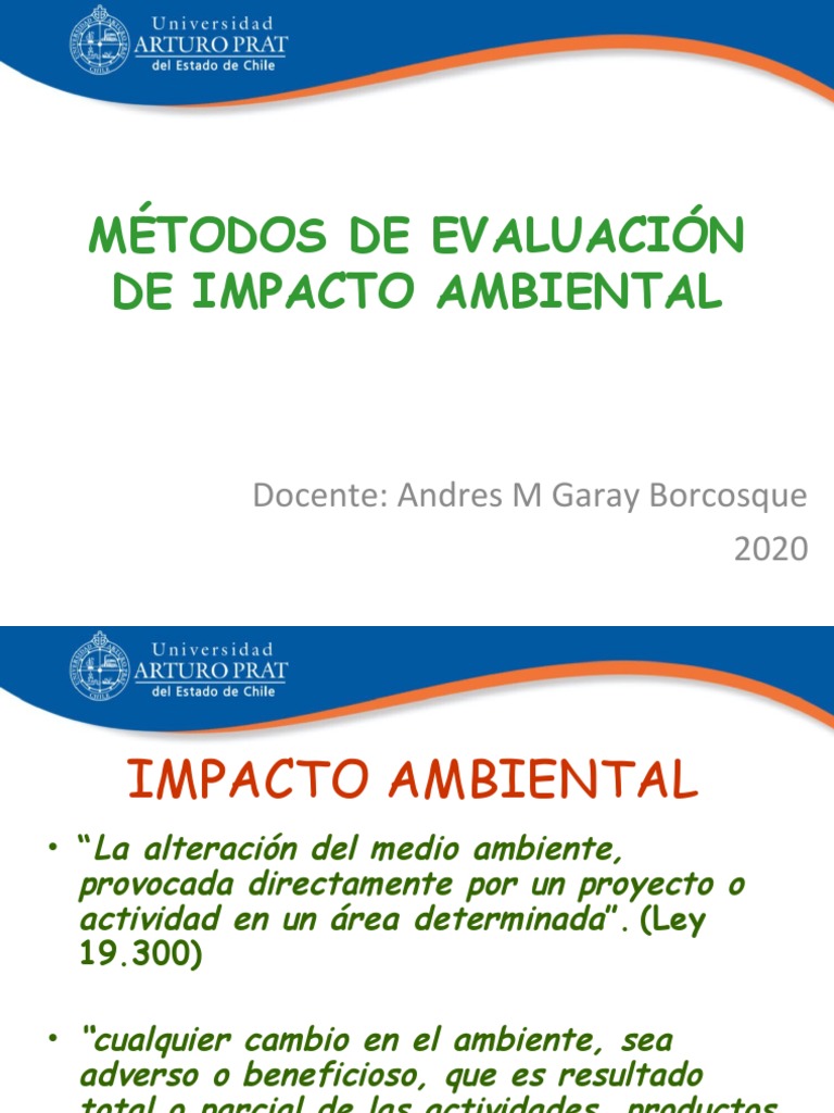 Métodos de Evaluación de Impacto Ambiental | PDF | Entorno natural ...