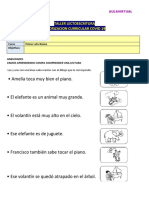 Taller Lectoescritura Primero Basico