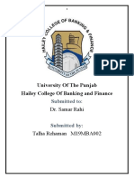 University of The Punjab Hailey College of Banking and Finance