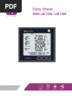 Data Sheet: RISH LM 1350 / LM 1360