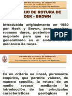 Criterio de Rotura de Hoek-brown