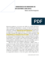 NOGUEIRA, MA. Socialismo e democracia no marxismo de CNCoutinho -1943-2012_2013