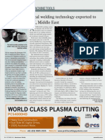 World Class Plasma Cutting: Local Welding Technology Exported To UK, Middle East