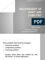 Measuring Asset and Liability Values