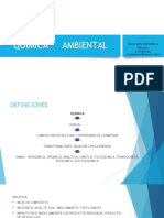 Química Ambiental Semana 1