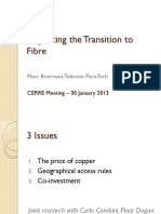 Regulating The Transition To Fibre: Marc Bourreau, Telecom Paristech