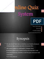 Online Quiz Sysrem