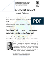 Presidentes de Colombia de Mitad Del Siglo XX