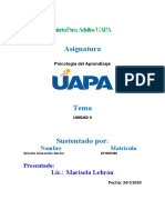 Tarea #2 de Psicologia Del Aprendizaje - Gricelis.