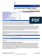 Extracorporeal Shock Wave Therapy Eswt