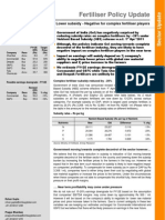 Fertiliser Sector Update