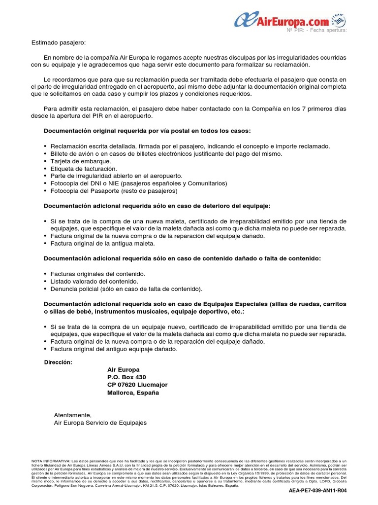 FRM DPR R04 PDF | PDF | Privacidad información Corporaciones