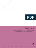 Li, Ou - Keats, John - Keats and Negative Capability 2009