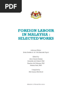 Foreign Labour in Malaysia Selected Works PDF