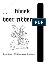 Handboek Voor Ridders - Voorblad