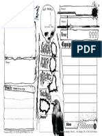 Mörk Borg - Core - Character Sheet - Printer Friendly PDF