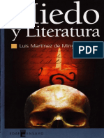Martinez de Mingo - Miedo y Literatura PDF
