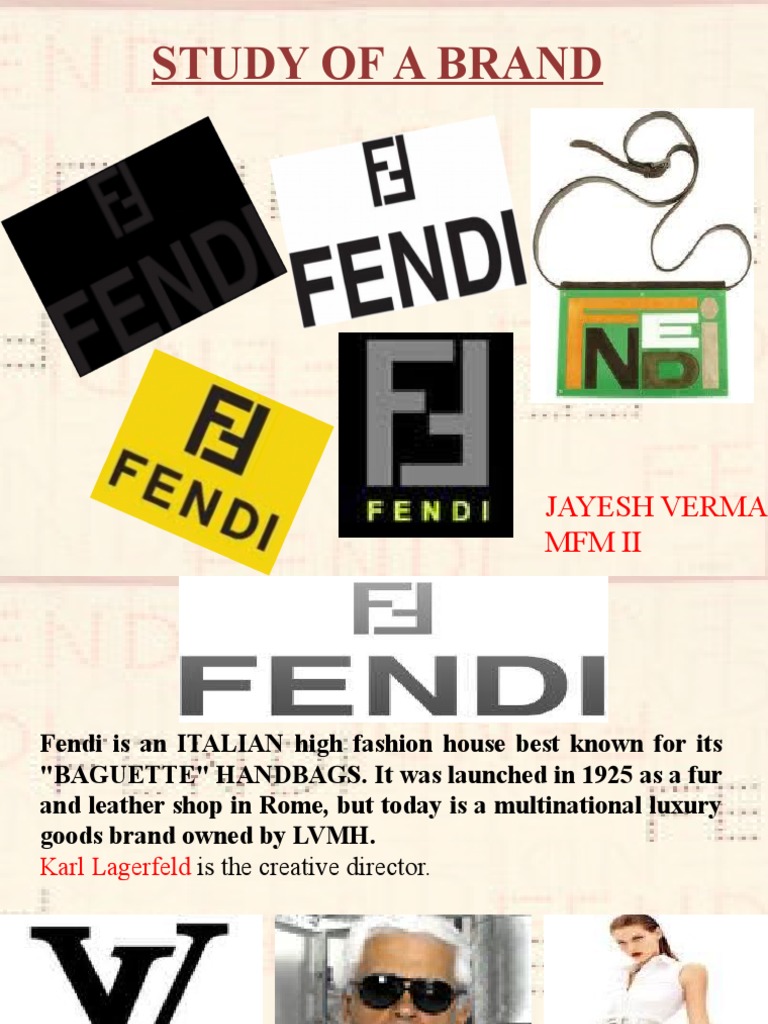 Fendi Brand Overview and Expansion in India | PDF | Fashion | Brand