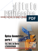 Optica Geometrica - PDF Ejercicios PDF