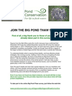 Join The Big Pond Thaw Survey