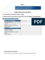 Anexo 2 Formato de Presentacion de Iniciativas Categoria 1. y Linea 1. de La Categoria 2