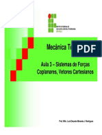 Aula 3 - Sistema de Forças Coplanares.pdf