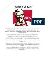 History of KFC: Kentucky Fried Chicken Massive Global Presence