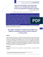 Los Derechos de Las Familias Como Derechos Fundamentales en La CPE PDF