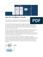 The RC Oscillator Circuit