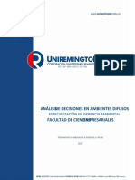 Analisis de Decisiones en Ambientes Difusos