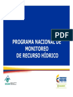 Programa Nacional de Monitoreo Del Recurso Hídrico (En Adopción) - IDEAM - 2017