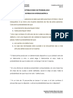 Ejercicios de Distribucion Hipergeometrica PDF