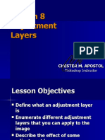 Lesson 8 Adjustment Layers