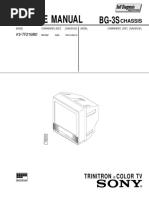 Service Manual: Trinitron Color TV